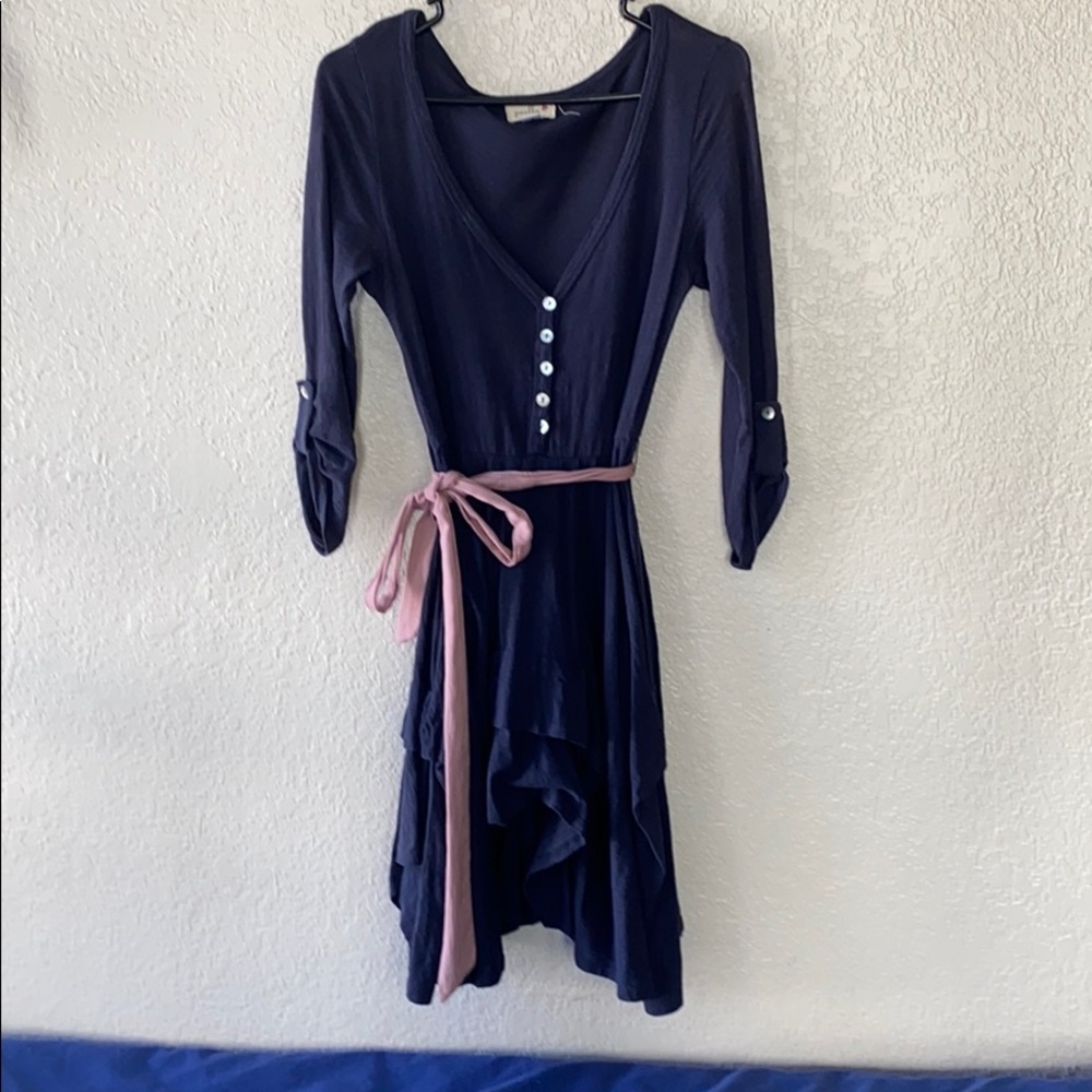 Dark blue dress